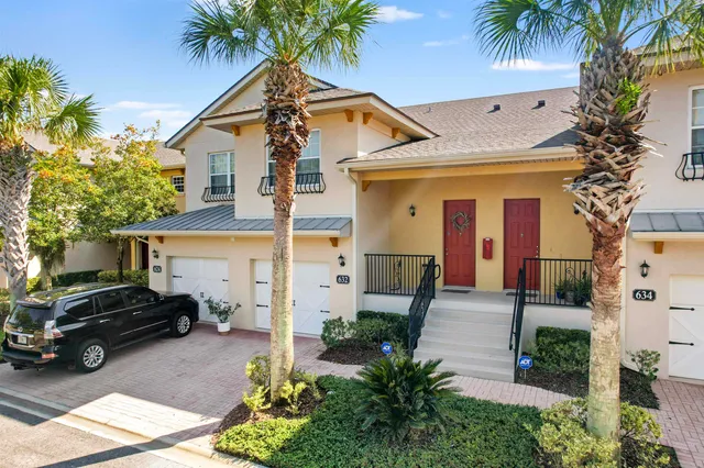 a view of city and swimming pool