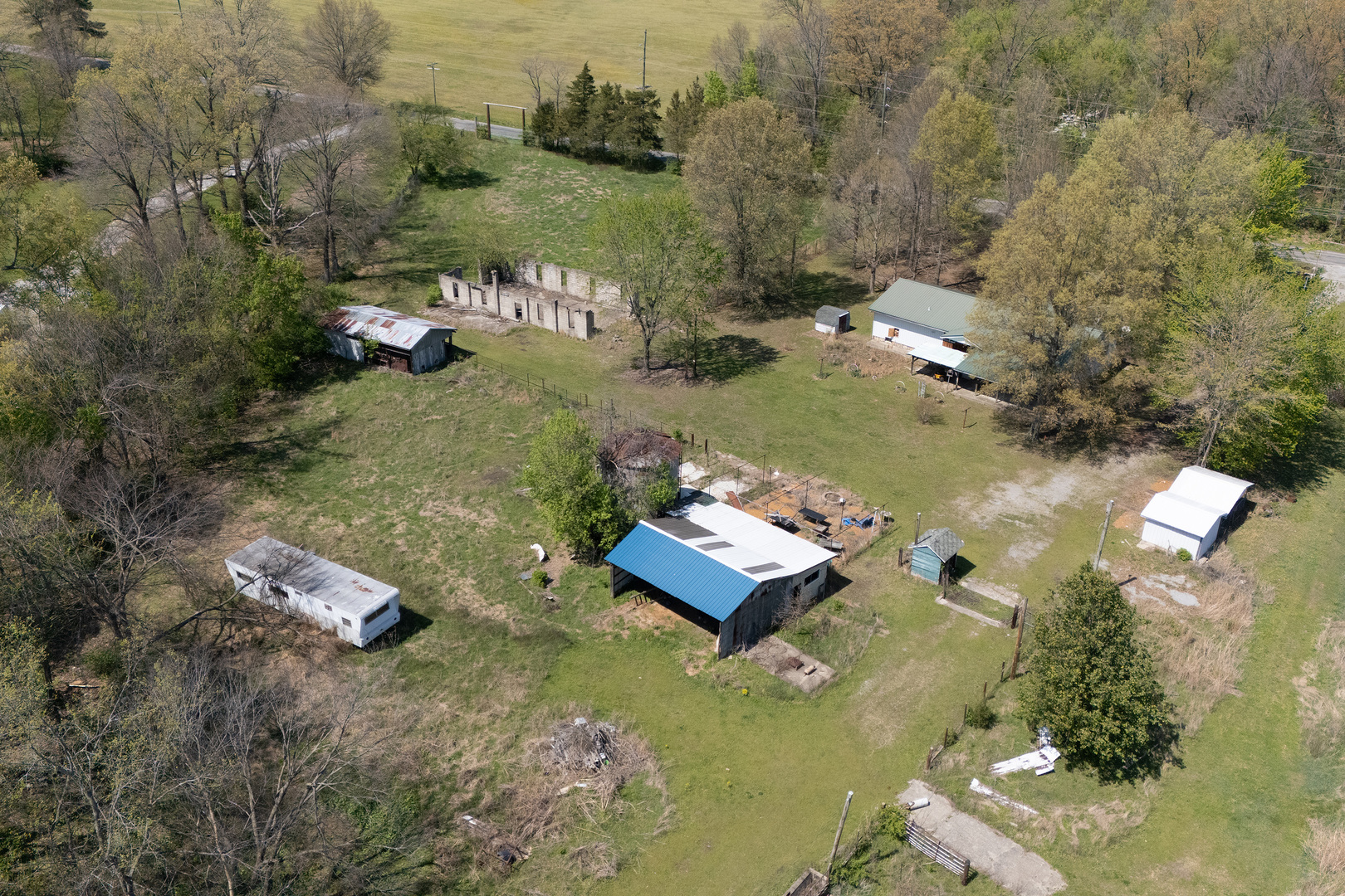 13849 Mustang Road Marion, IL 62959 - Photo 6 of 13 an aerial view of a house with a yard