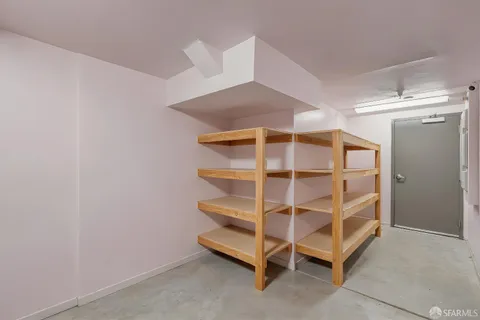 a view of a livingroom with a staircase