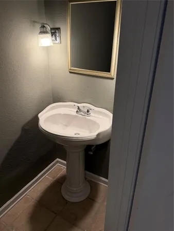 a bathroom with a sink