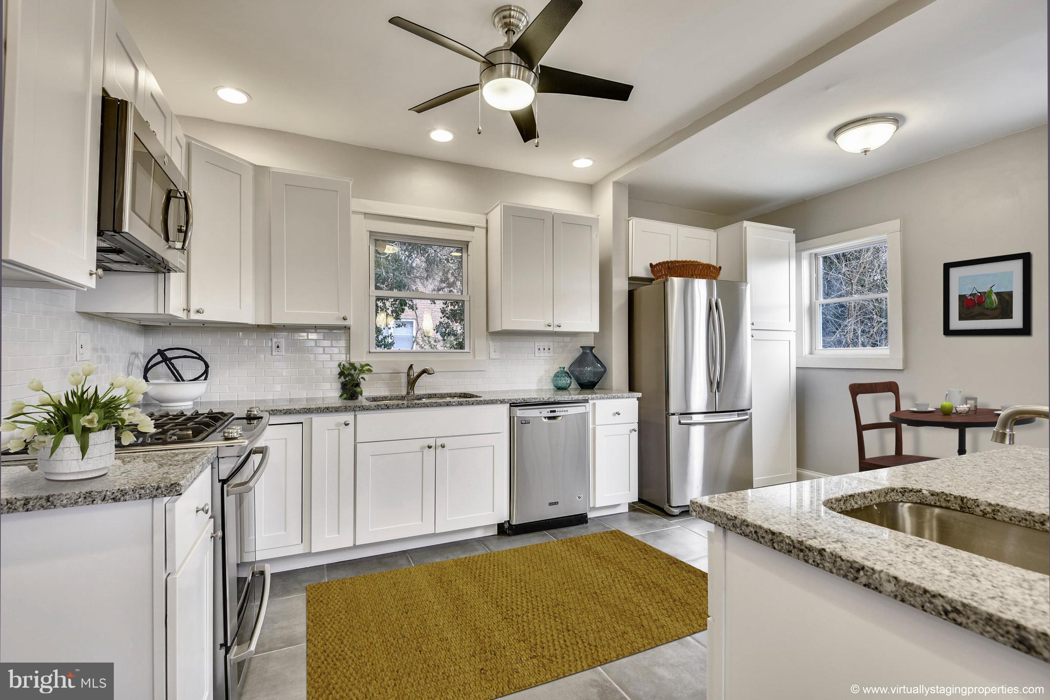 3907 Pinkney Road Baltimore, MD 21215 - Photo 12 of 28 Beautifully Renovated Kitchen!