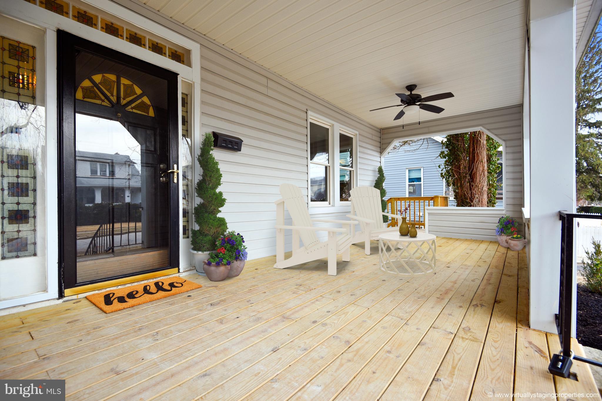 3907 Pinkney Road Baltimore, MD 21215 - Photo 4 of 28 Large Front Porch!