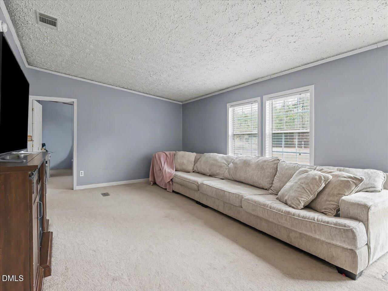 523 County Line Road Manson, NC 27553 - Photo 13 of 70 a living room with furniture and a flat screen tv