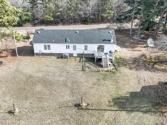 an aerial view of forest