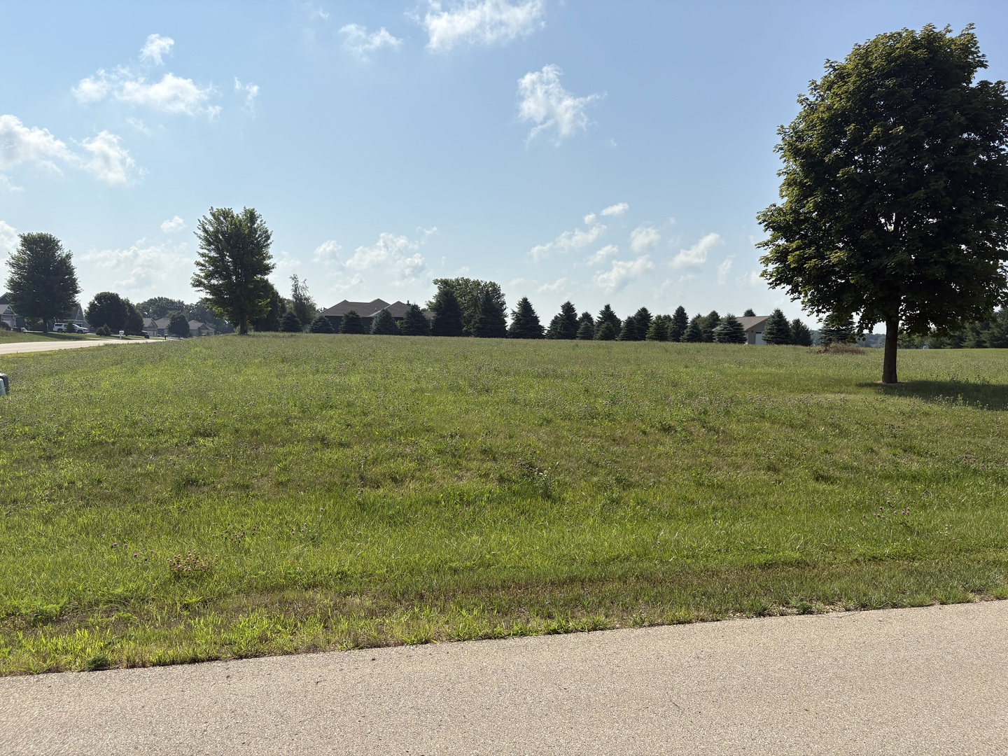 a view of an outdoor space and yard