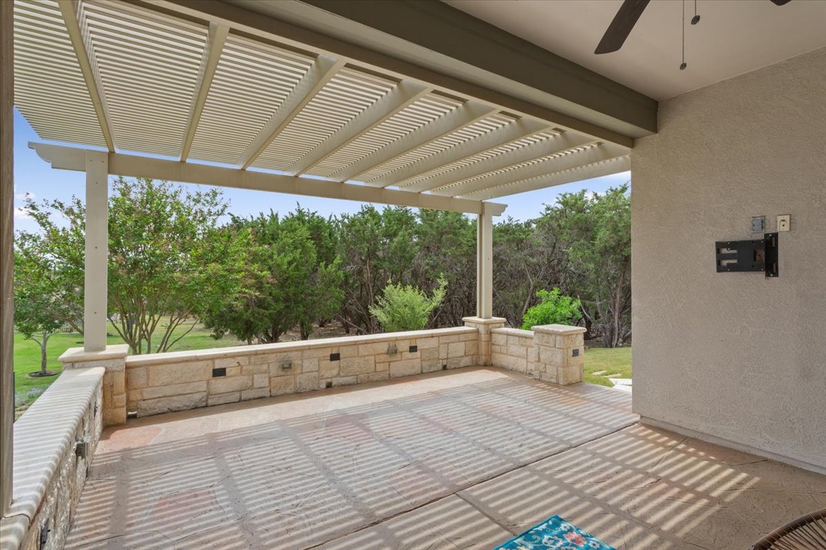 905 Mount Locke Court Georgetown, TX 78633 - Photo 32 of 36 a view of outdoor space with seating