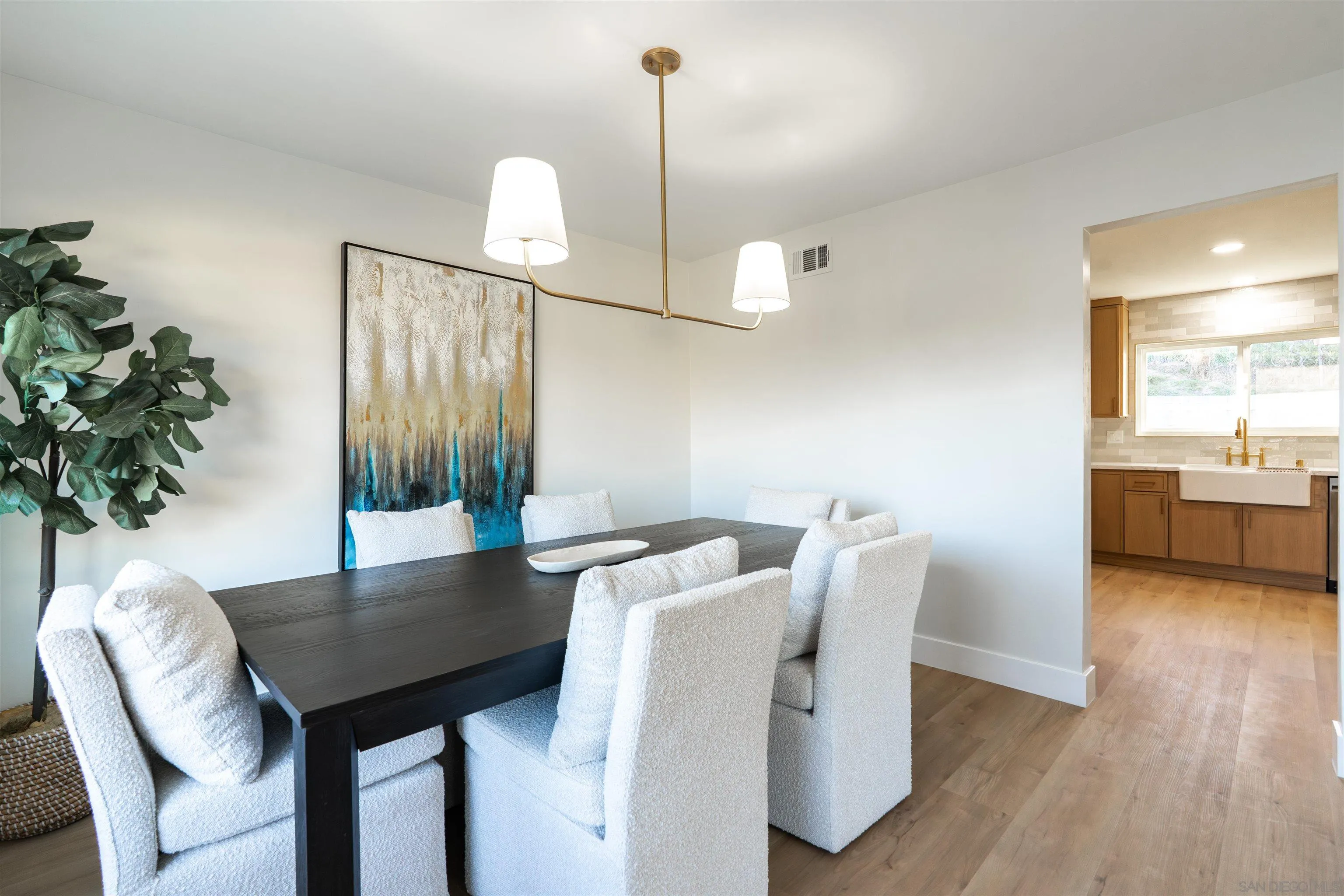 4112 Lois Street La Mesa, CA 91941 - Photo 20 of 39 a view of a dining room with furniture and window