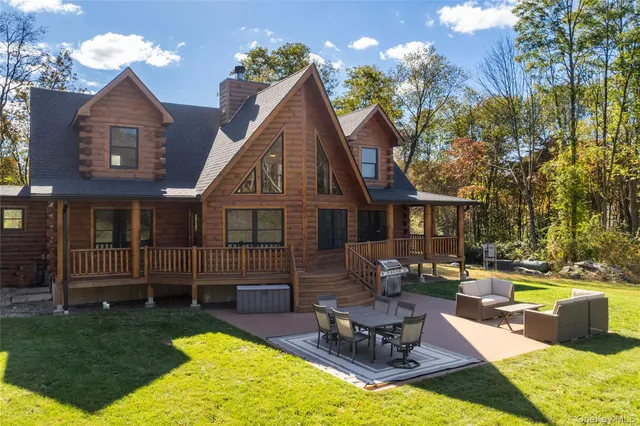 a view of city and mountain