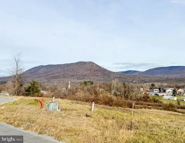 a view of lake with mountain