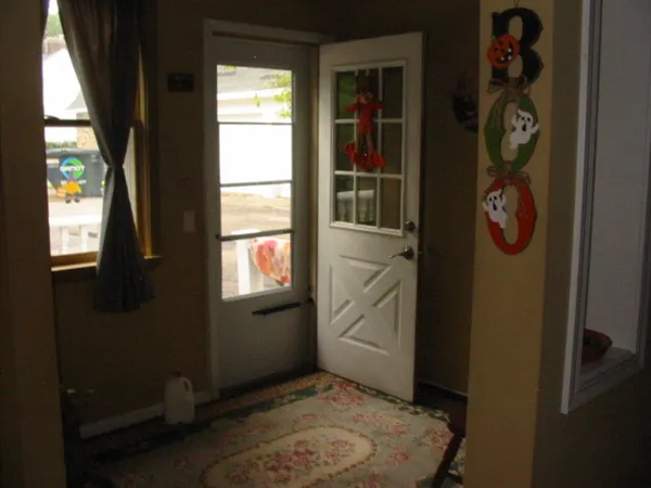a view of an entryway