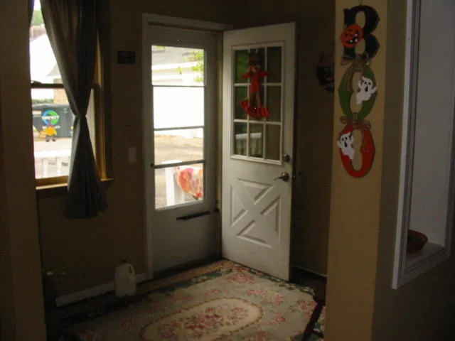 a view of an entryway