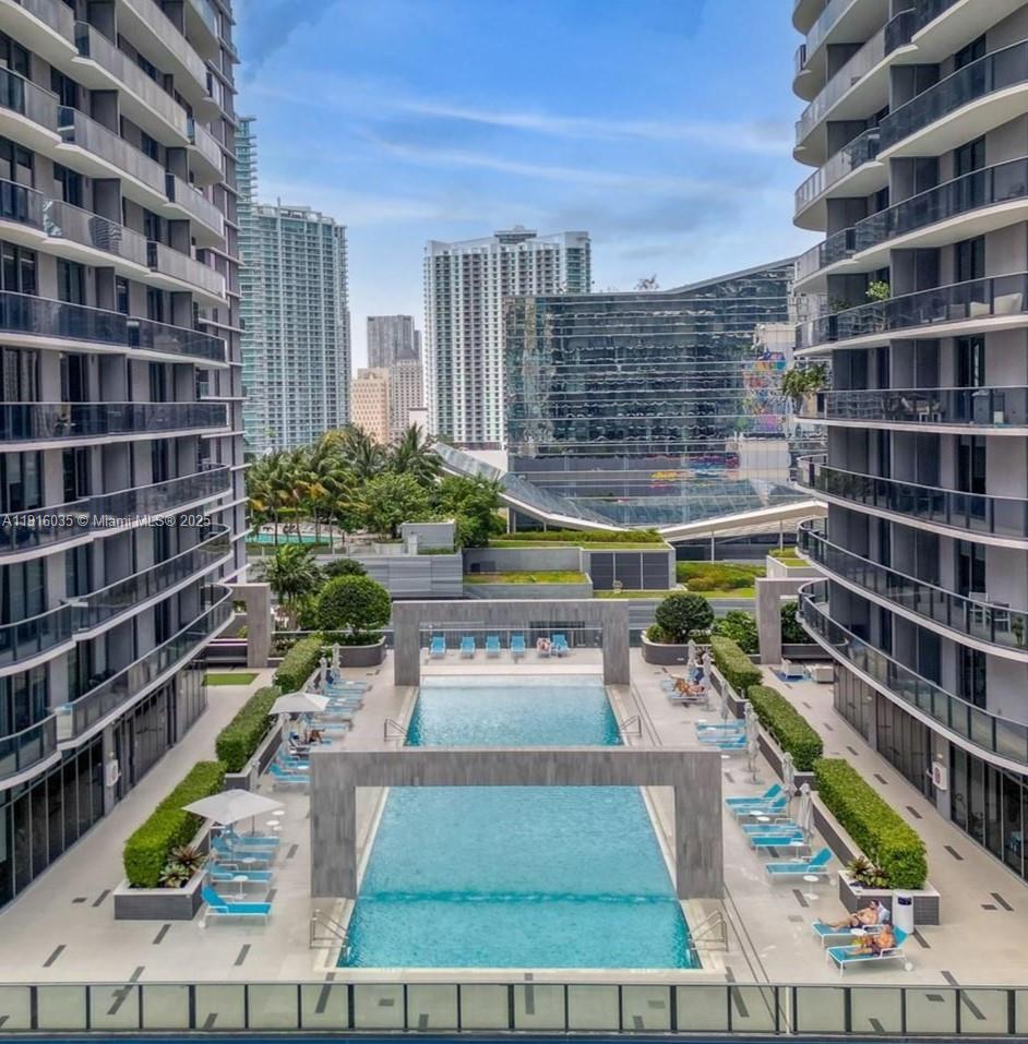 55 Southwest 9th Street, Unit 2902 Miami, FL 33130 - Photo 7 of 22 a view of a city with tall buildings