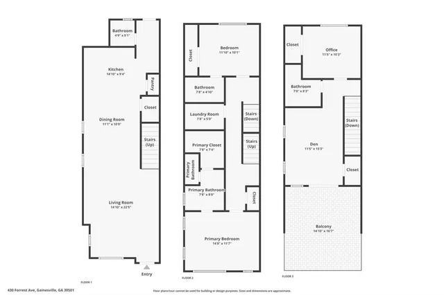 $565,000 | 430 Forrest Avenue, Gainesville, GA 30501
