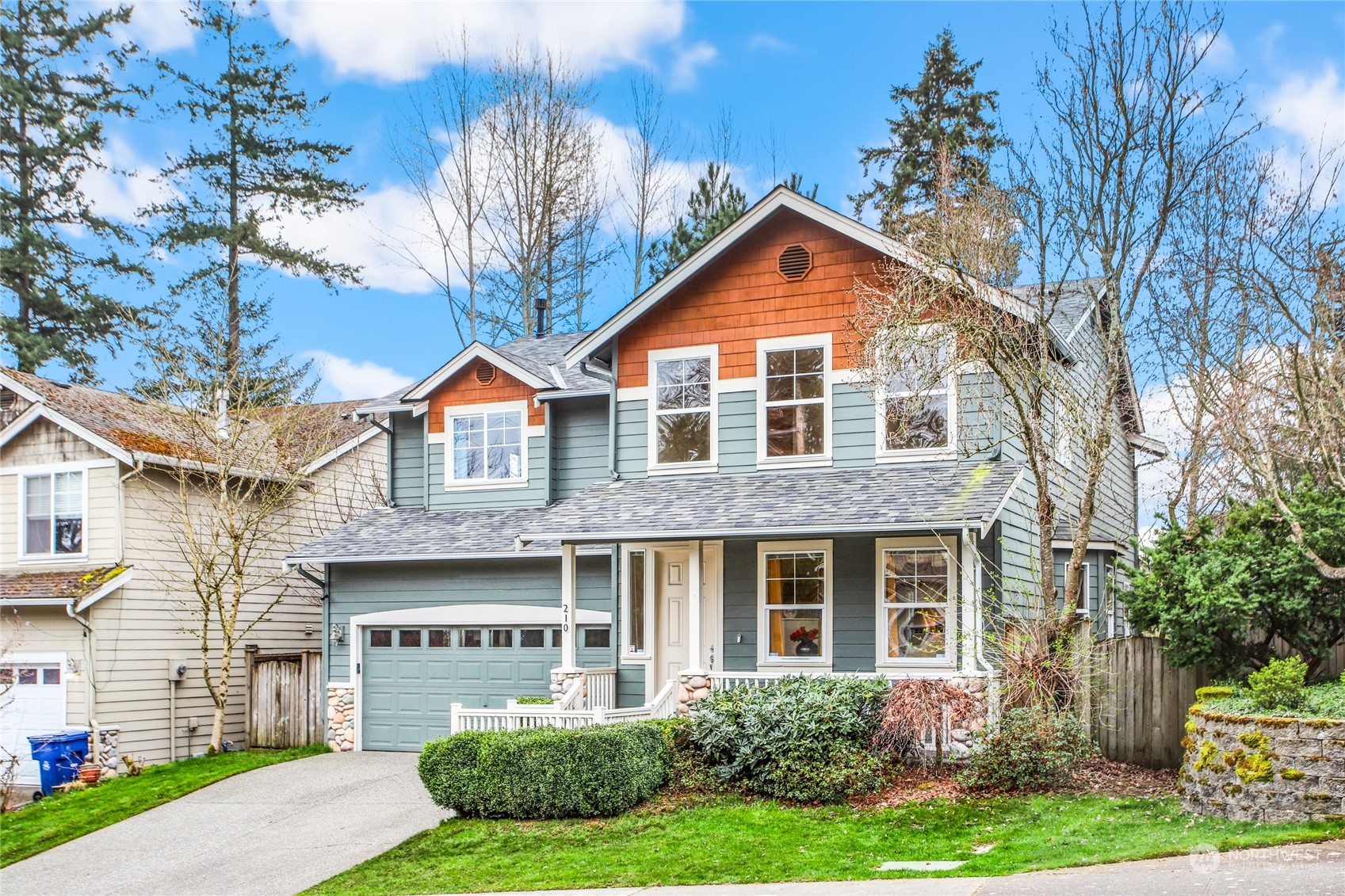 210 202nd Street Southeast Bothell, WA 98012 - Photo 2 of 33 a front view of a house with garden