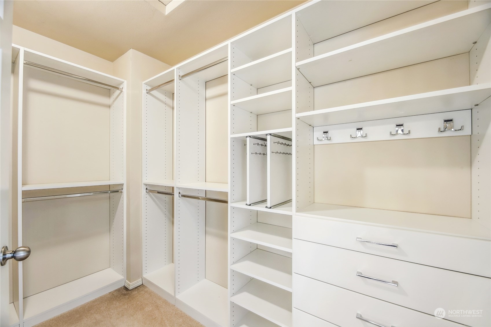 210 202nd Street Southeast Bothell, WA 98012 - Photo 21 of 33 a view of walk in closet with empty racks