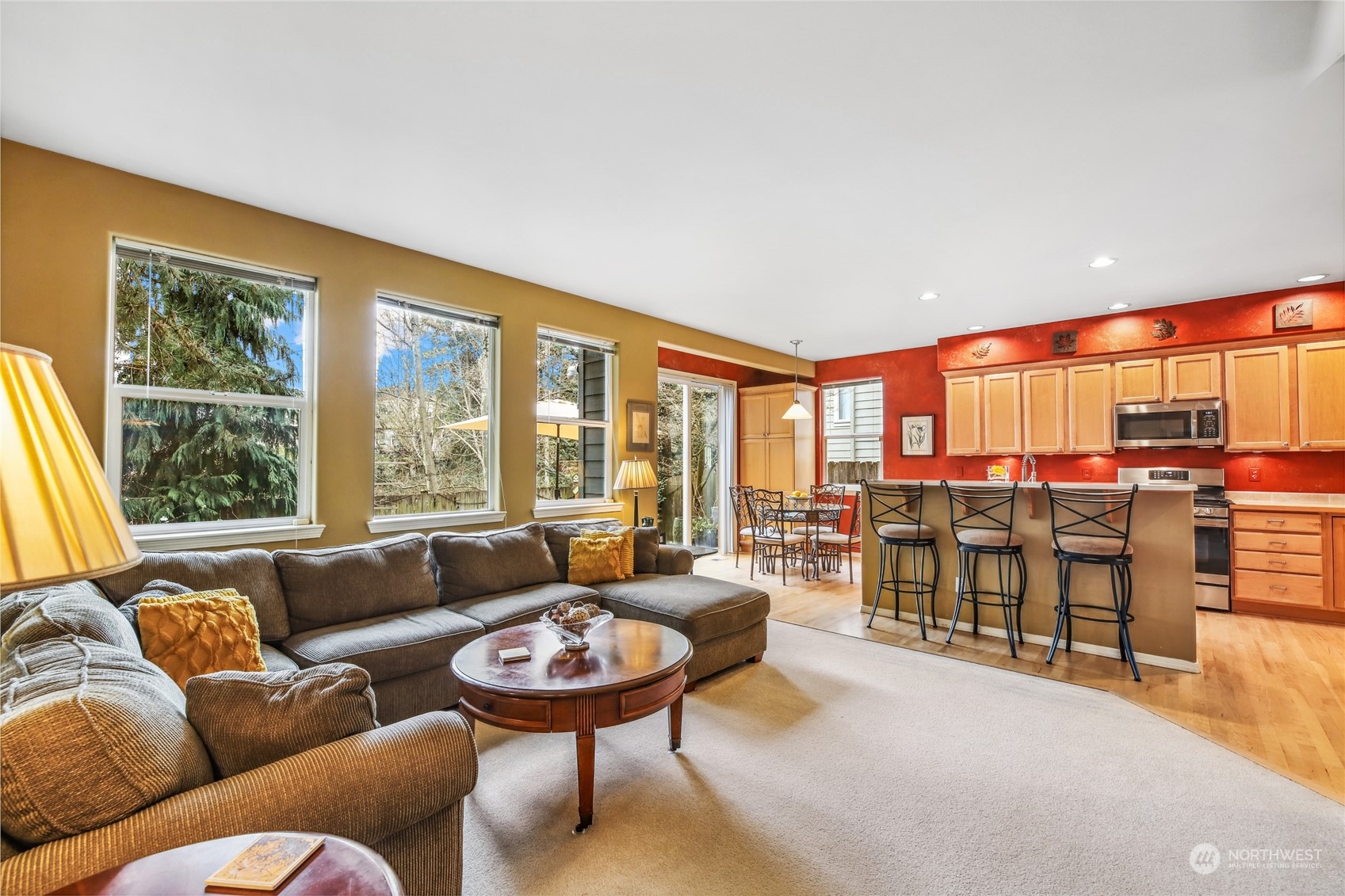 210 202nd Street Southeast Bothell, WA 98012 - Photo 4 of 33 a living room with furniture and a large window
