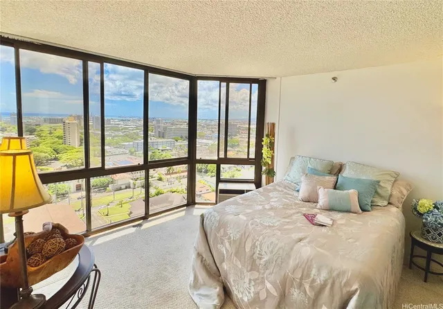 a view of a city from a window