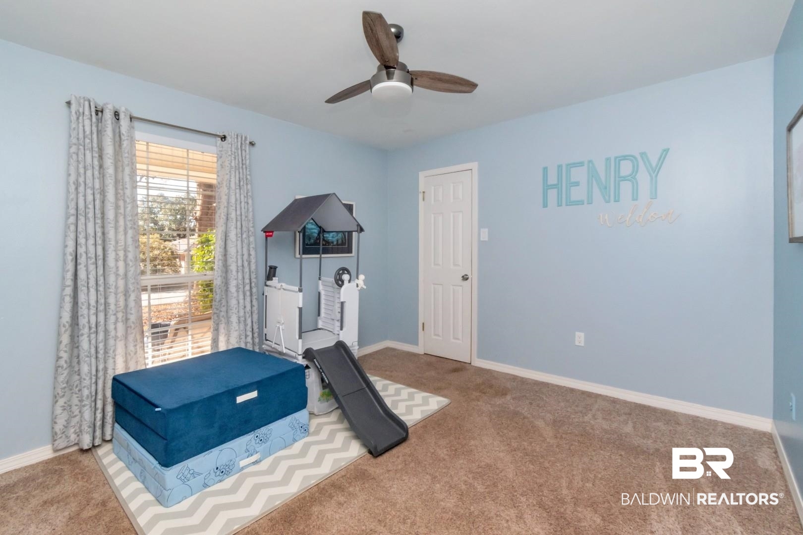 9410 Ashwood Court Mobile, AL 36695 - Photo 13 of 20 Rec room with carpet floors and a ceiling fan