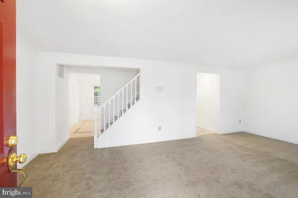 a view of an empty room