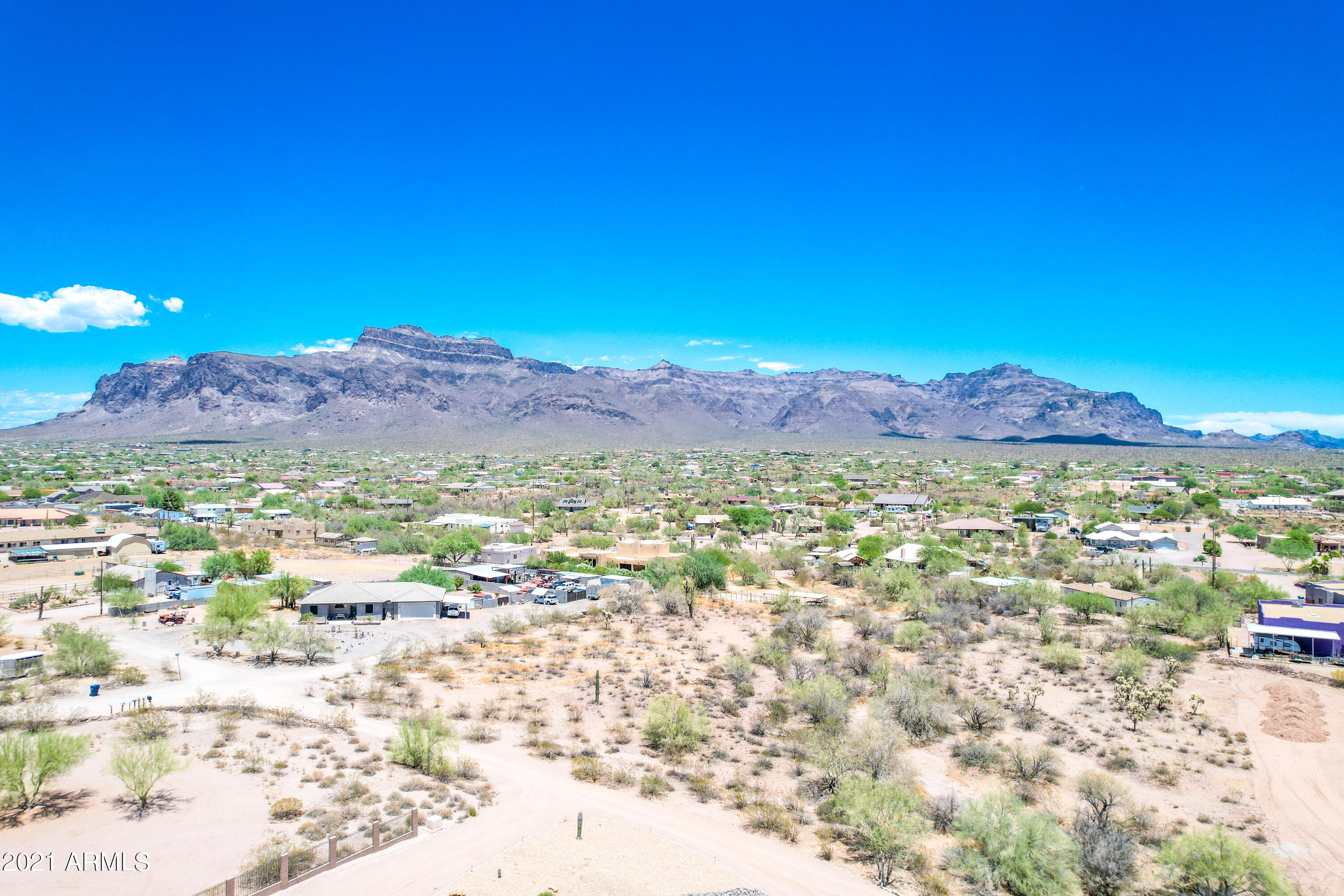 2050 South Marlow Road Apache Junction, AZ 85119 - Photo 64 of 64 ariel view 6 from above property