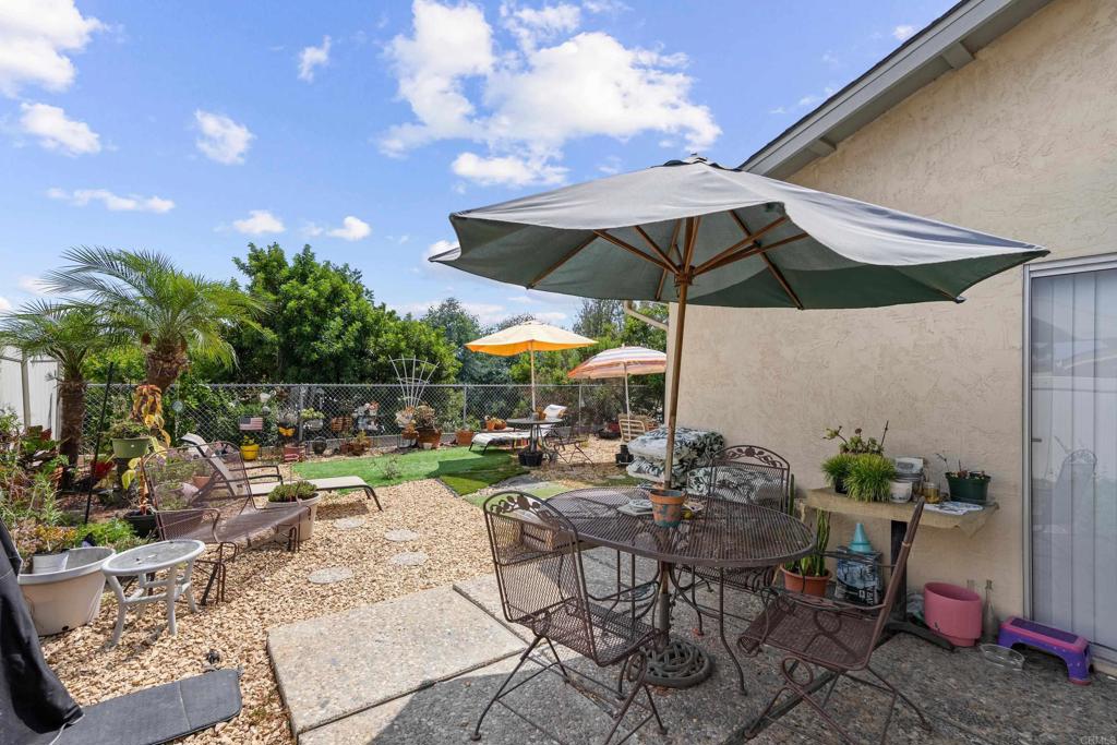 4533 Sunrise Oceanside, CA 92056 - Photo 21 of 24 a view of backyard with outdoor seating and plants