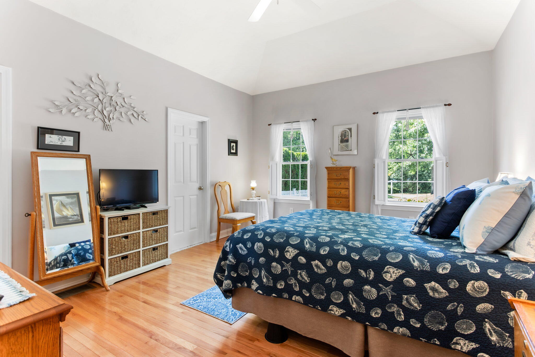 1 Prestwick Road Bourne, MA 02532 - Photo 15 of 32 a bedroom with a bed and a flat screen tv