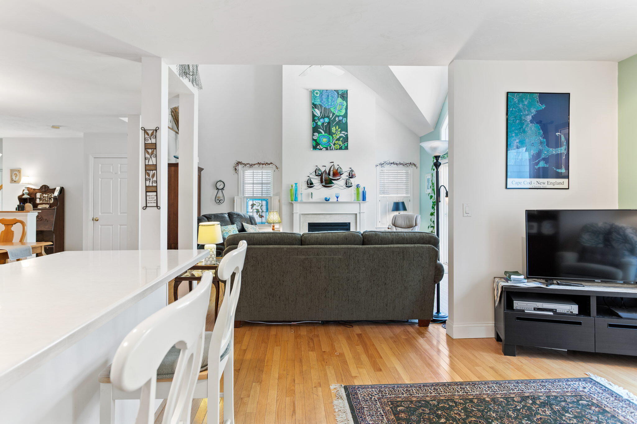 1 Prestwick Road Bourne, MA 02532 - Photo 17 of 32 a living room with furniture and a flat screen tv