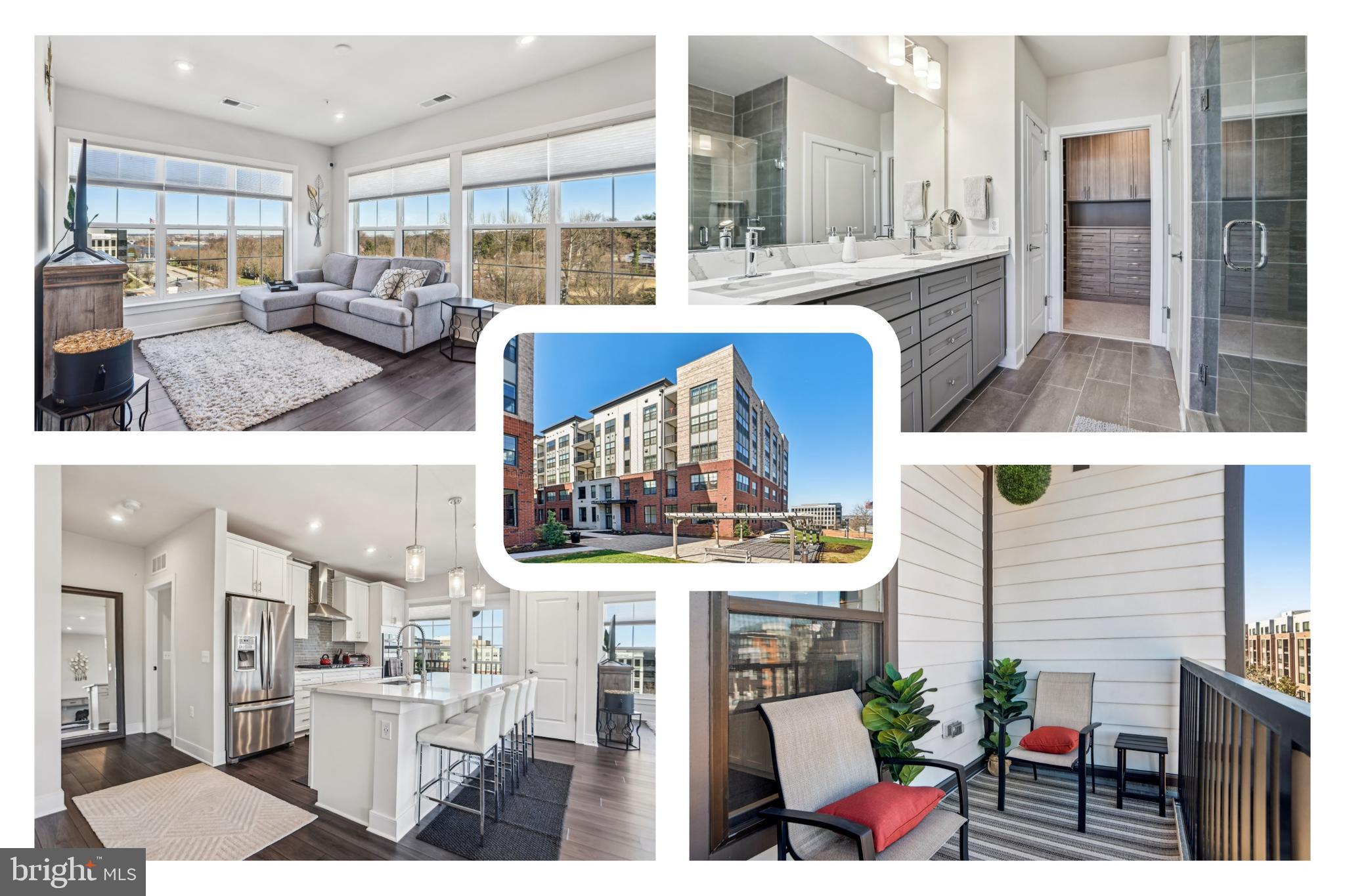 100 St Ives Place, Unit 306 Oxon Hill, MD 20745 - Photo 1 of 32 a living room with stainless steel appliances kitchen island granite countertop a kitchen view and living room view