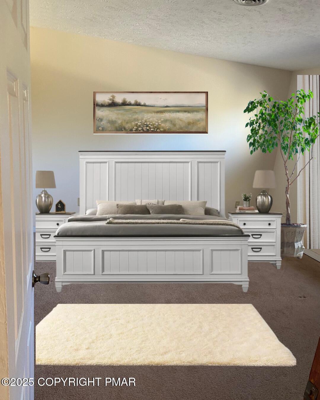 115 Foxfire Drive, Unit 306 Mount Pocono, PA 18344 - Photo 3 of 19 a living room with a couch and potted plant