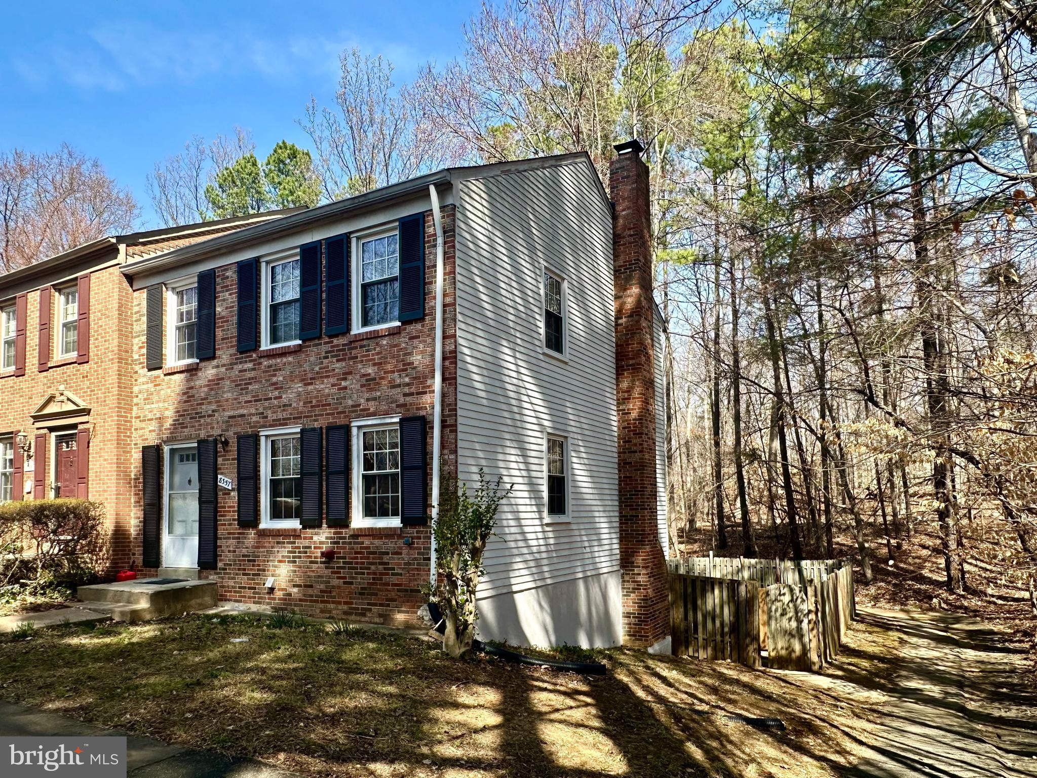 End unit townhouse