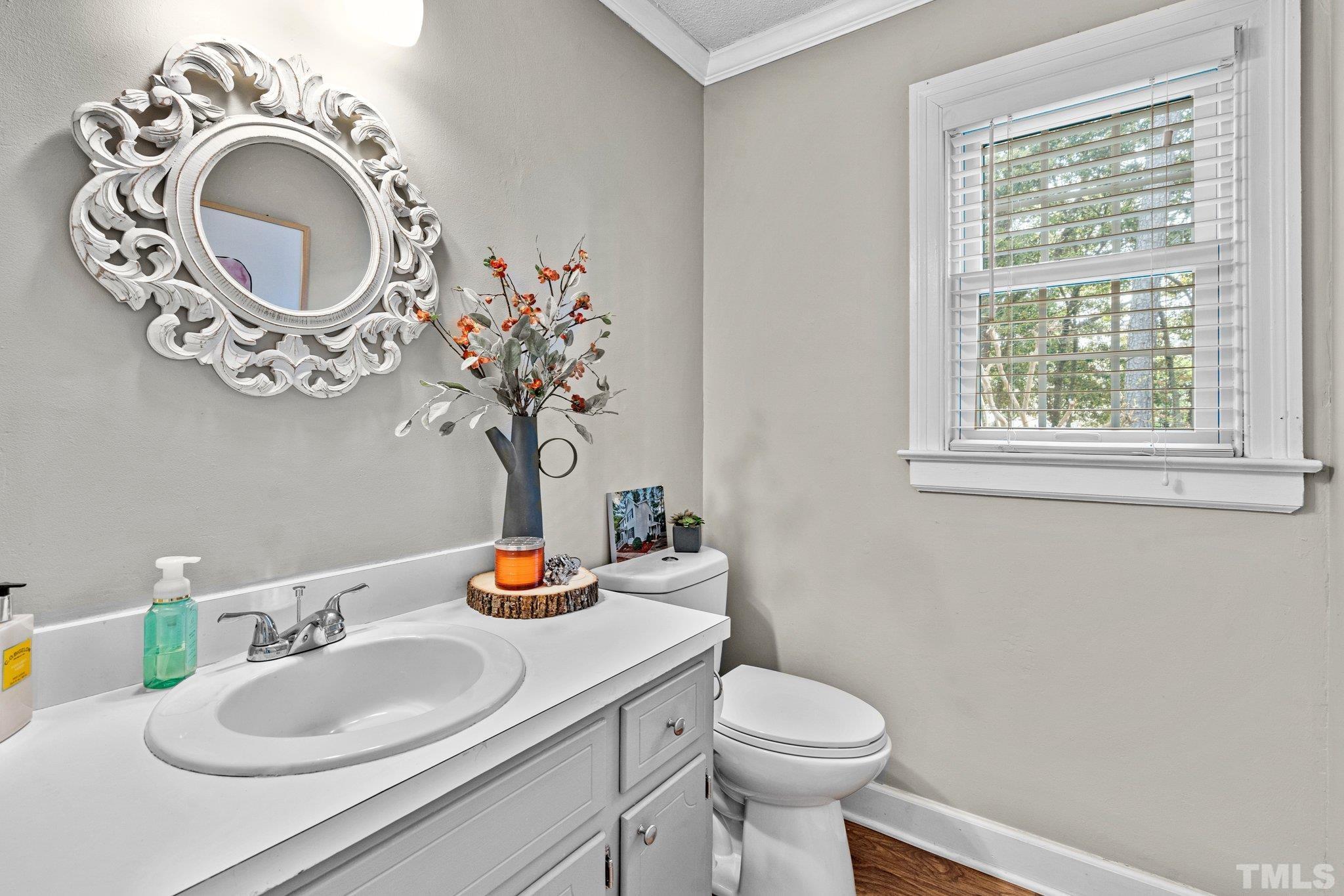 6212 Wynbrook Way Raleigh, NC 27612 - Photo 9 of 45 a bathroom with a sink and a mirror