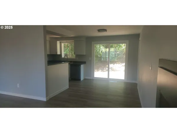 a open hall with a window