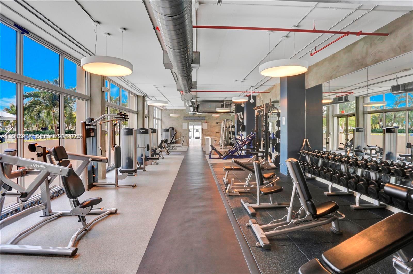 1200 West Avenue, Unit 316 Miami Beach, FL 33139 - Photo 27 of 44 a view of a room with gym equipment