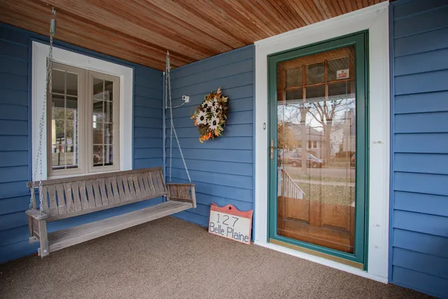 a view of front door of a house