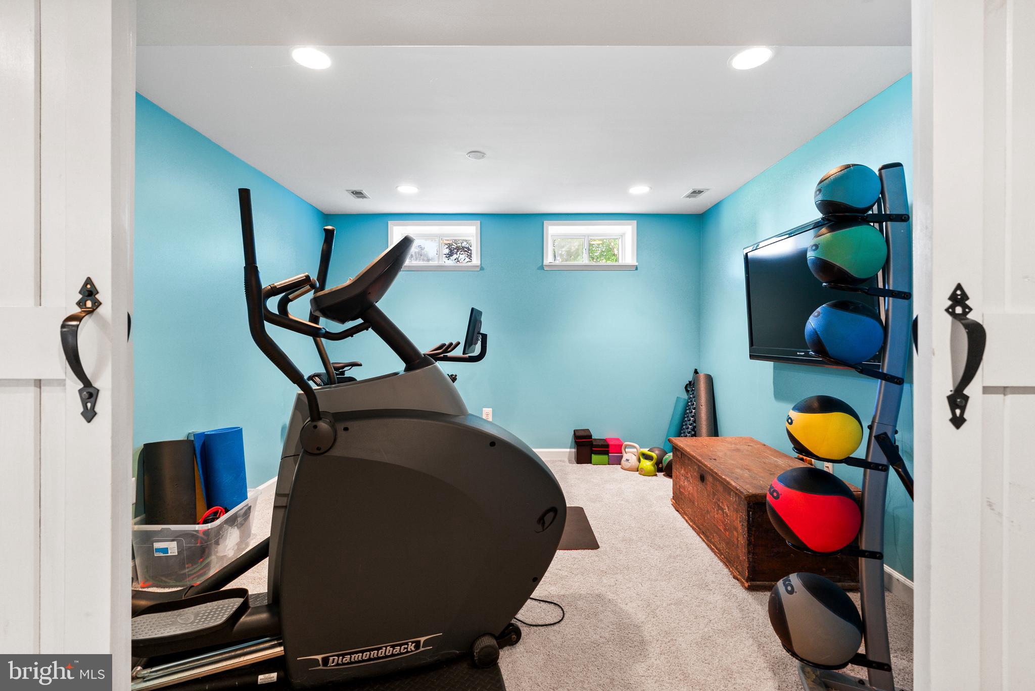 7 Redtree Lane Reisterstown, MD 21136 - Photo 52 of 56 a view of a room with gym equipment