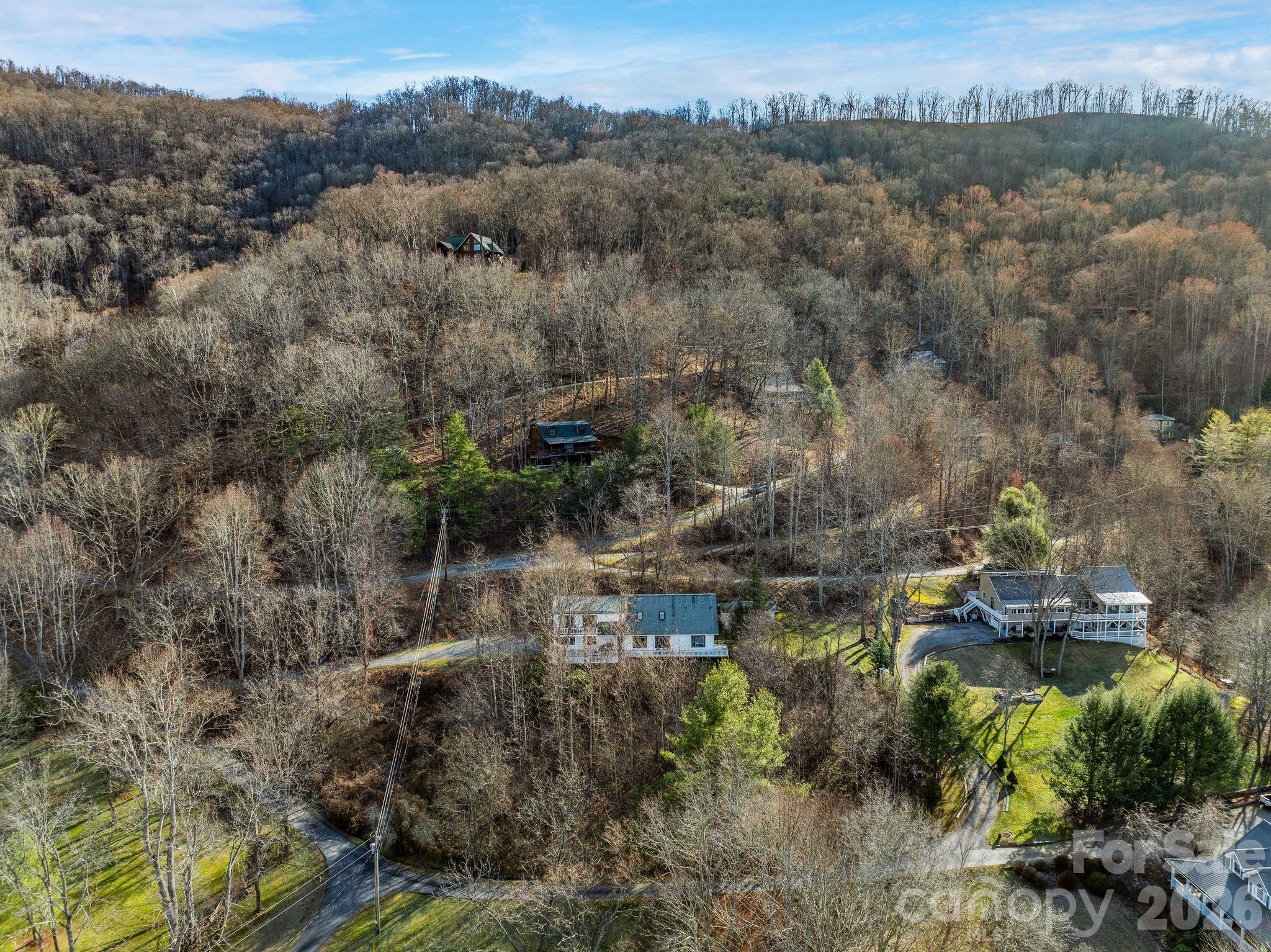 53 Hackberry Lane Waynesville, NC 28785 - Photo 37 of 40 an aerial view of residential house with outdoor space