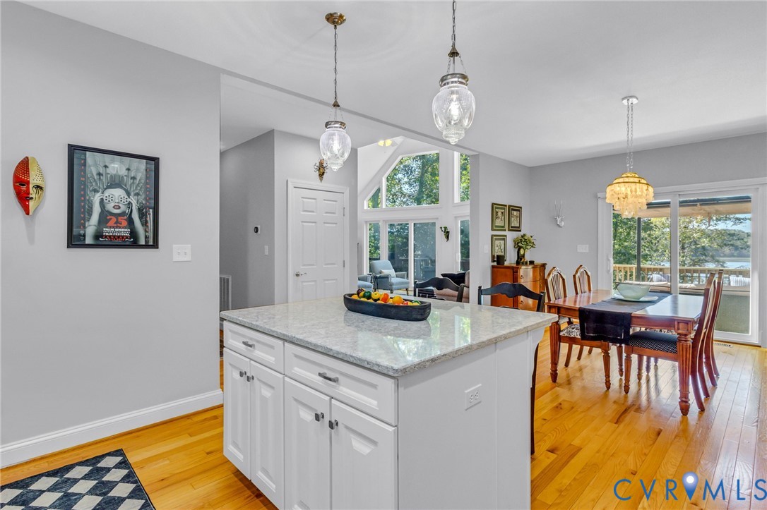 578 High Point Trail Heathsville, VA 22473 - Photo 15 of 50 a kitchen with sink and view of living room