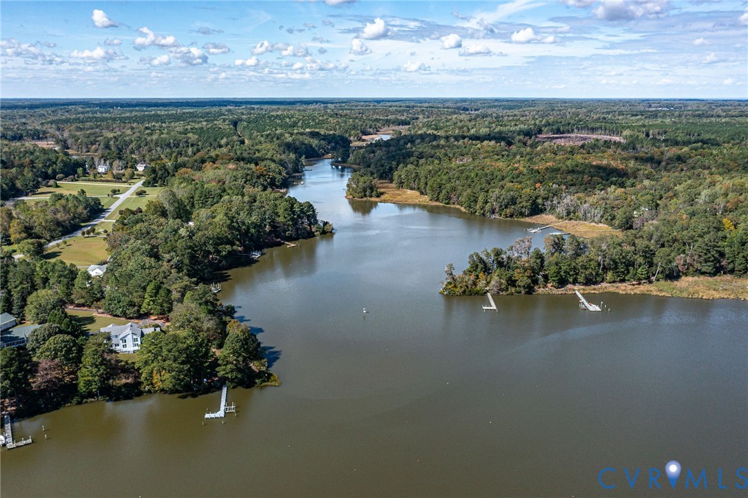 578 High Point Trail Heathsville, VA 22473 - Photo 39 of 50 an aerial view of ocean and residential houses with outdoor space
