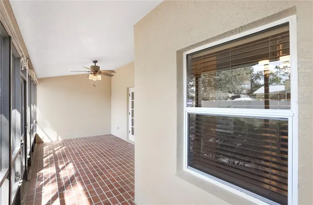 a view of bedroom from window