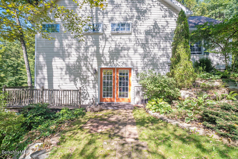 39 Pixley Road Monterey, MA 01230 - Photo 27 of 31 a front view of a house with a garden