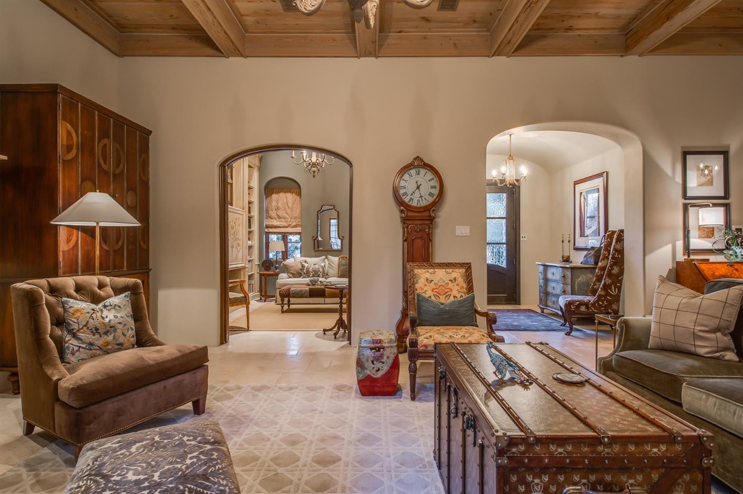 4106 103rd Street Lubbock, TX 79423 - Photo 8 of 10 a living room with furniture and a clock