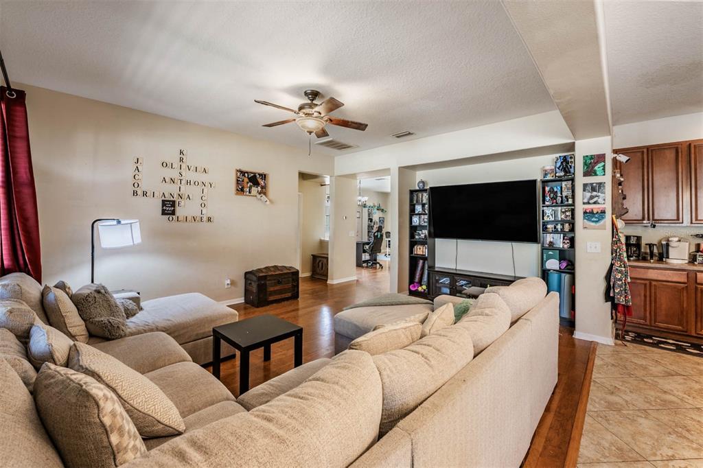 10945 Subtle Trail Drive Riverview, FL 33579 - Photo 9 of 51 a living room with furniture and a flat screen tv