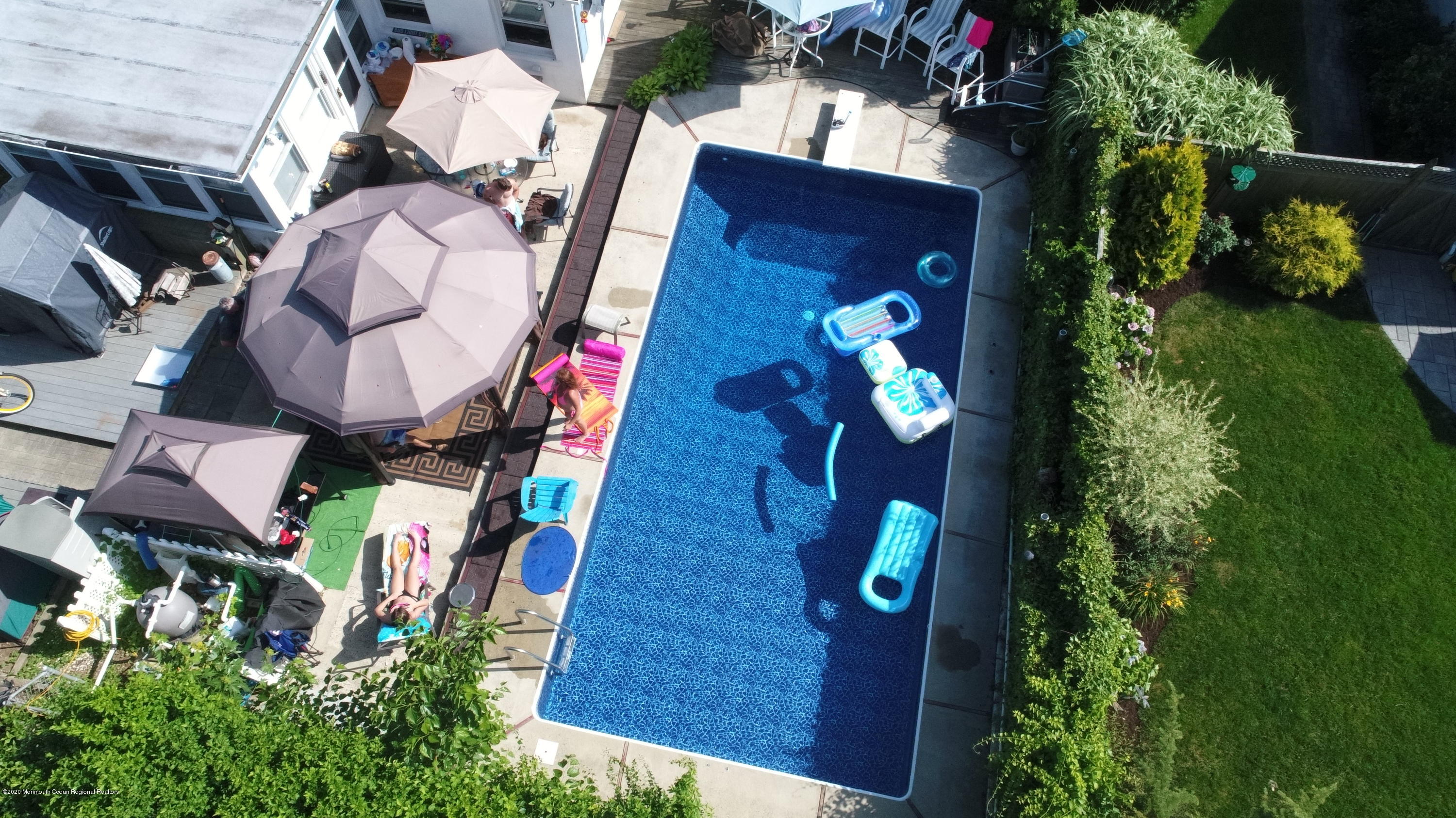 1118 Minnesink Road Manasquan, NJ 08736 - Photo 10 of 18 Pool Aerial