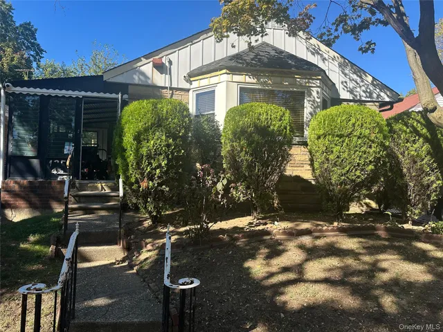 front view of house with a yard