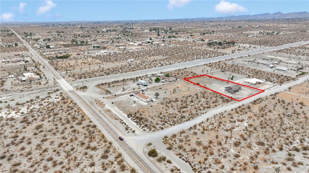 12015 Rosado Road Pinon Hills, CA 92372 - Photo 40 of 43 an aerial view of a house
