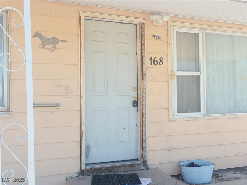 168 Lilith Avenue Pioche, NV 89043 - Photo 4 of 13 Doorway to property
