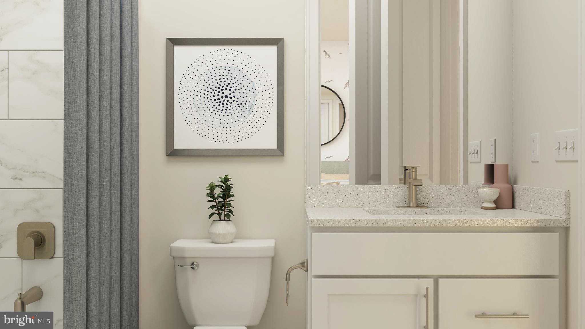 19015 Meadow Sun Way Boyds, MD 20841 - Photo 19 of 44 a bathroom with a sink and a mirror