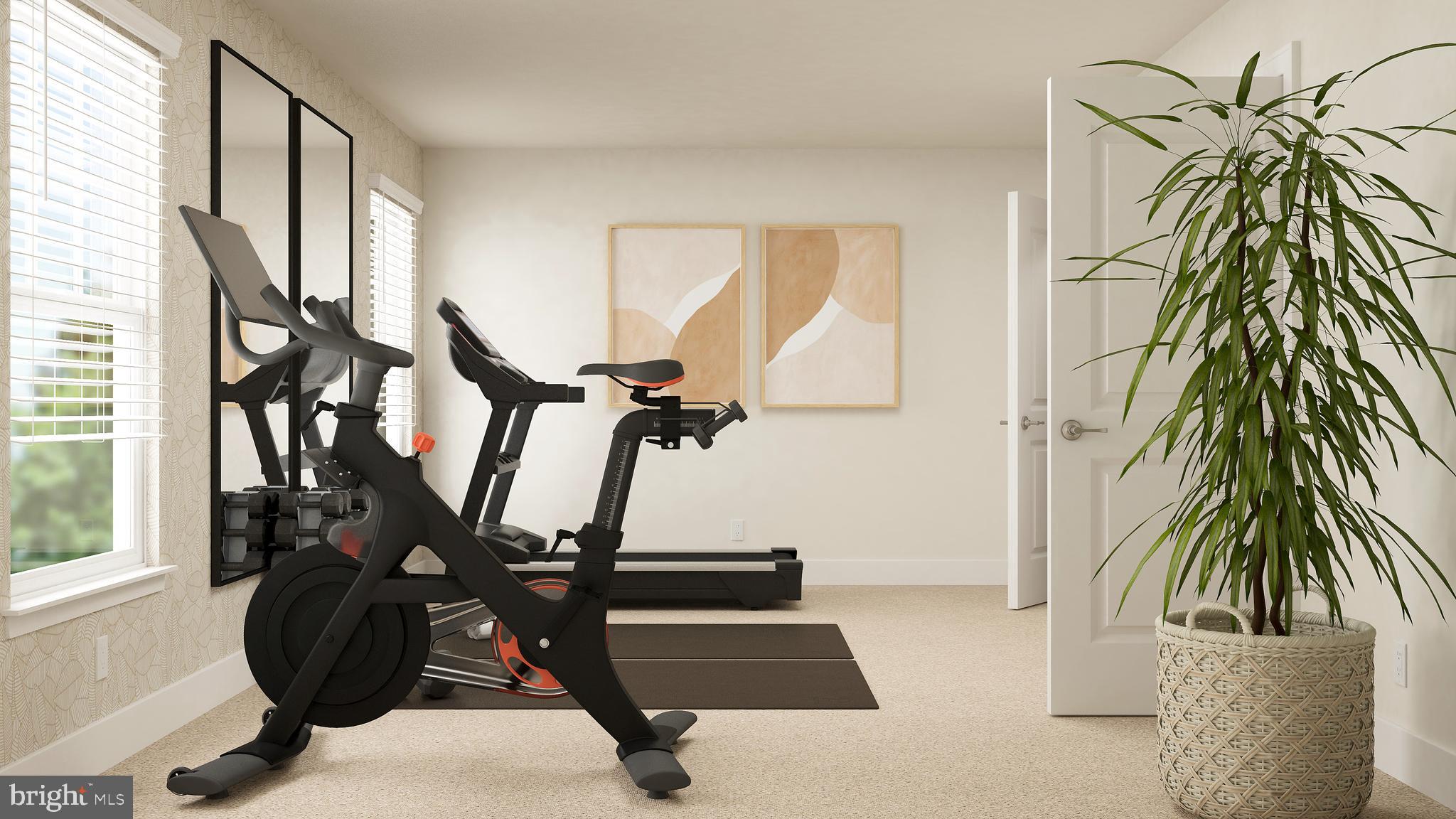 19015 Meadow Sun Way Boyds, MD 20841 - Photo 31 of 44 a view of a room with gym equipment