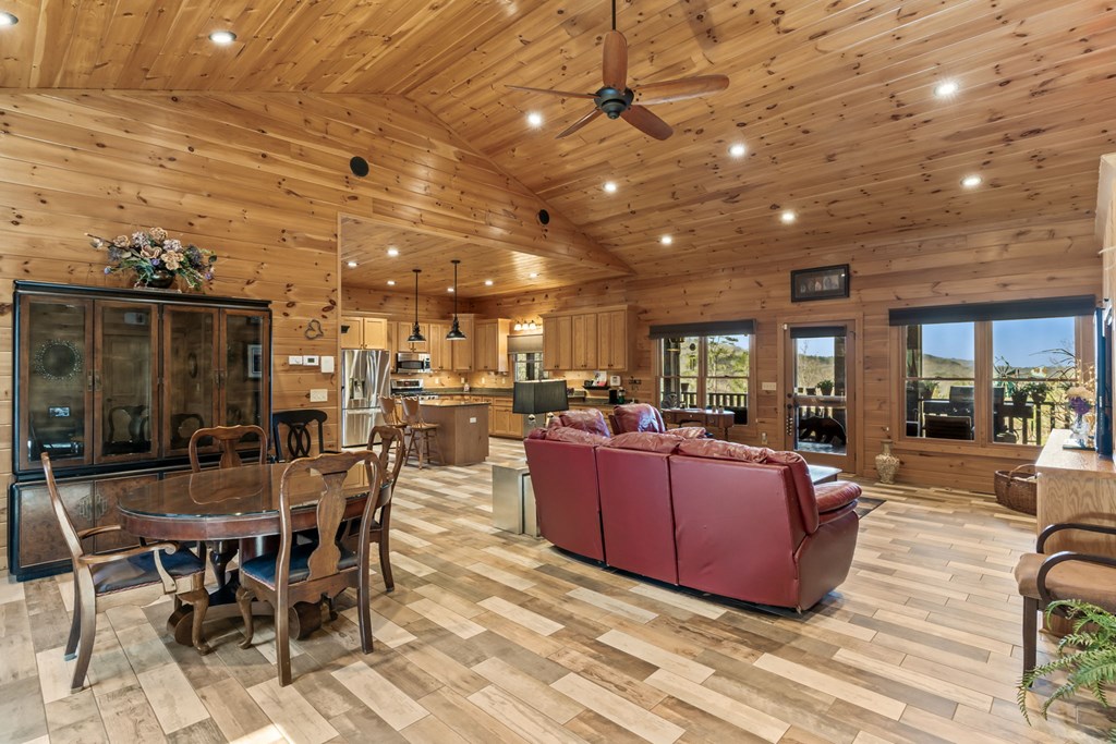 45 Turning Lay Road Morganton, GA 30560 - Photo 11 of 48 a view of a dining room with furniture