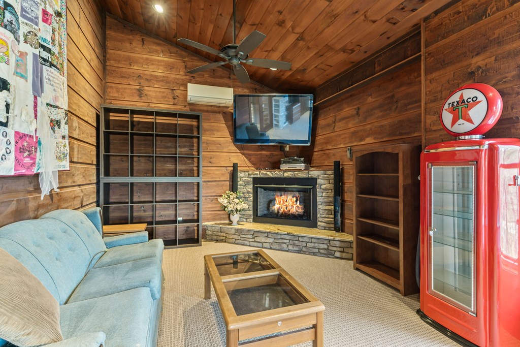 45 Turning Lay Road Morganton, GA 30560 - Photo 20 of 48 a living room with furniture and a fireplace